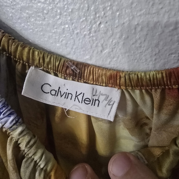 Calvin Klein Colorful Women's Blouse, Size XL - Picture 4 of 5